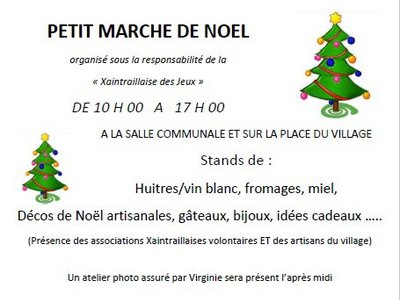 Affiche Marche Noel Xaintrailles 2022
