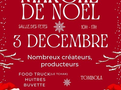 Affiche Marché de Noël 2023 Moncaut