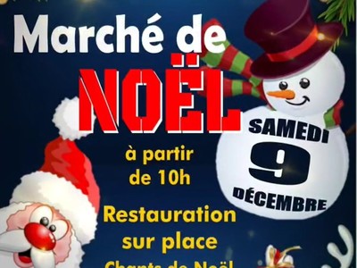 Affiche Marché de Noël Barbaste 2023