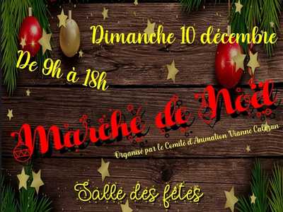 Affiche Marché de Noël Vianne 2023