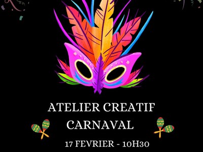 Affiche_Musee du liege_atelier creatif carnaval_2023