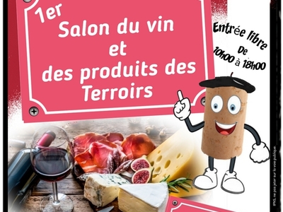 Affiche Salon du vin Lavardac 2022