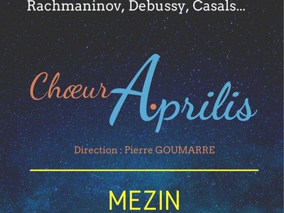 Affiche concert choeur Aprilis 2022