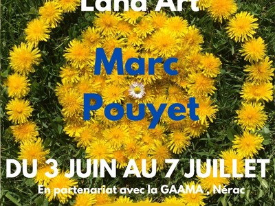 Affiche exposition Marc Pouyet Lavardac 2022