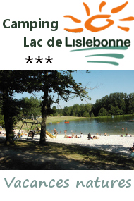 Camping*** Le Lac de LISLEBONNE  piscine chauffée-lac / locatifs et emplacements