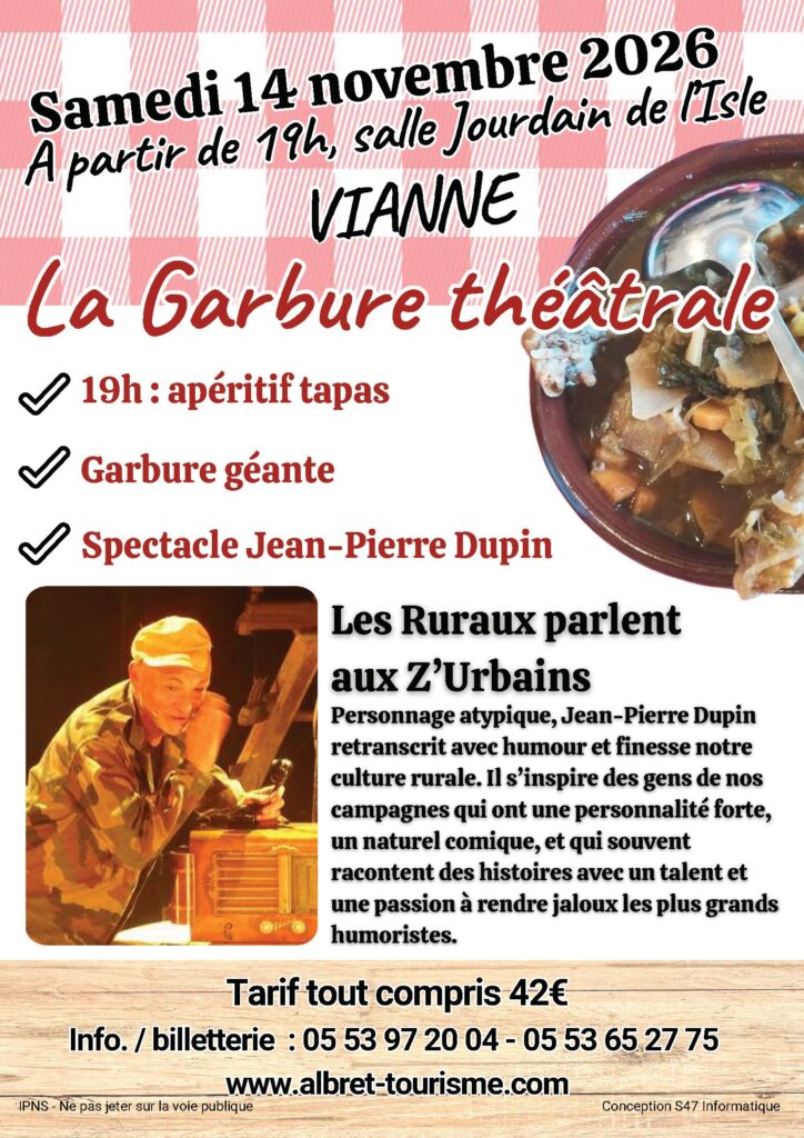 Garbure théâtrale à Vianne
